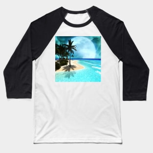 Beautiful tropical island Baseball T-Shirt